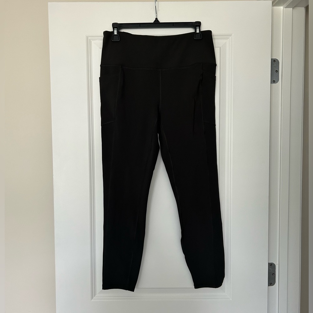RBX Women’s 7/8 Legging with Pockets - Dark Olive Green - Size L